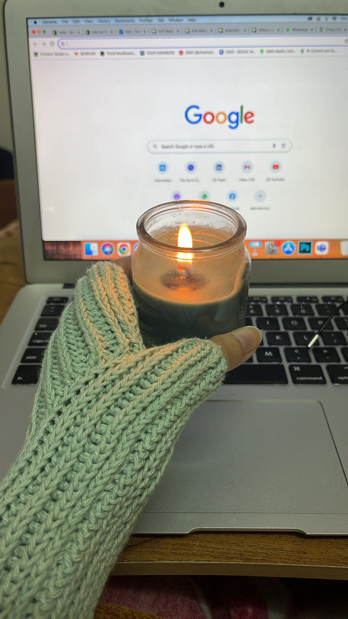 Pastel Green Hand-Warmers